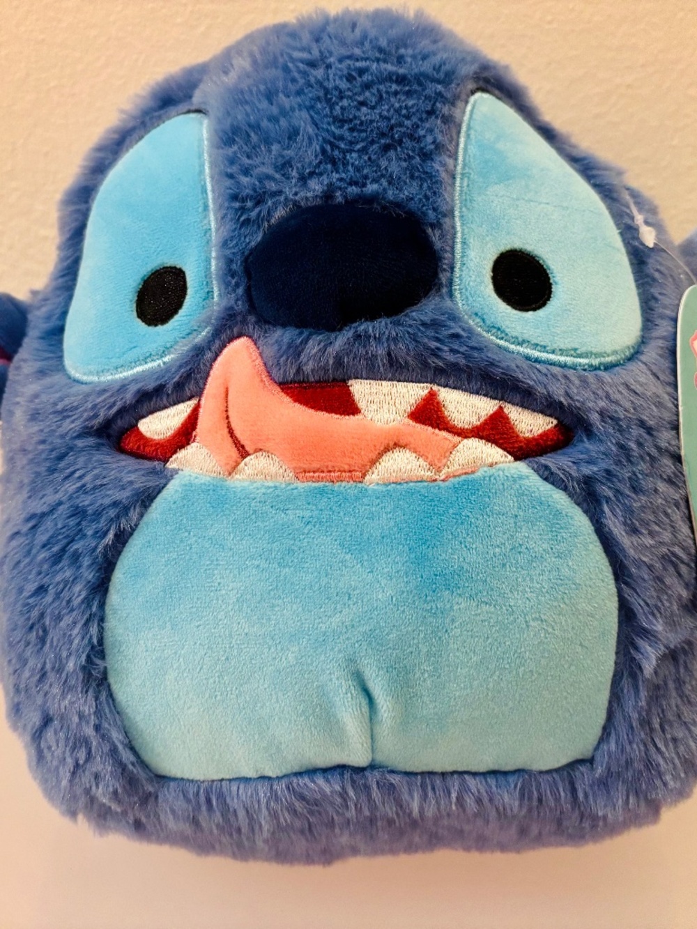 NWT Squishmallows FuzzAMallows Stitch with Tounge Out 8 Inches